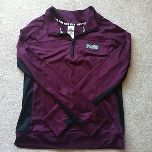 Victoria Secrets Pink Pullover/Quarter Zip Up